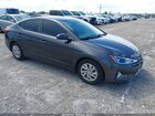 2020 Hyundai Elantra Se Gray vin: 5NPD74LF3LH601656