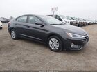 2020 Hyundai Elantra Se Gray vin: 5NPD74LF5LH616398