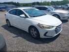 2017 Hyundai Elantra Se White vin: 5NPD74LF7HH184856