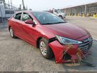 2019 Hyundai Elantra Se Red vin: 5NPD74LF7KH442655