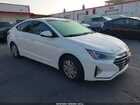 2019 Hyundai Elantra Se White vin: 5NPD74LF9KH461448