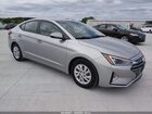 2020 Hyundai Elantra Se Gray vin: 5NPD74LF9LH613598