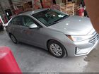 2020 Hyundai Elantra Se Gray vin: 5NPD74LFXLH615697