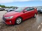 2019 Hyundai Elantra Sel Red vin: 5NPD84LF0KH402043