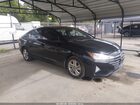 2019 Hyundai Elantra Sel Black vin: 5NPD84LF0KH470956