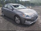 2020 Hyundai Elantra Sel Gray vin: 5NPD84LF1LH543804