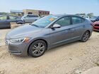 2018 Hyundai Elantra Value Edition Gray vin: 5NPD84LF5JH321814