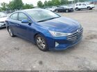 2019 Hyundai Elantra Sel Blue vin: 5NPD84LF6KH430994