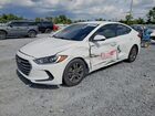 2018 Hyundai Elantra Sel White vin: 5NPD84LF7JH308563