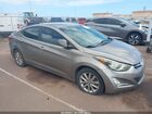 2016 Hyundai Elantra Se Brown vin: 5NPDH4AE2GH741307
