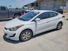 2016 Hyundai Elantra Se White vin: 5NPDH4AE7GH763450