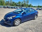 2016 Hyundai Elantra Se Blue vin: 5NPDH4AEXGH758291