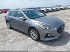2019 Hyundai Sonata Se Gray vin: 5NPE24AF0KH772322