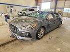 2018 Hyundai Sonata Se Gray vin: 5NPE24AF3JH687571