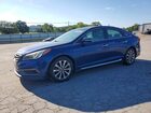 2016 Hyundai Sonata Limited Синий vin: 5NPE34AF2GH302376