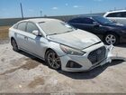 2019 Hyundai Sonata Sport White vin: 5NPE34AF5KH772782