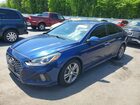 2019 Hyundai Sonata Sel Blue vin: 5NPE34AF5KH816960
