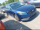 2016 Hyundai Sonata Sport Blue vin: 5NPE34AF6GH299370