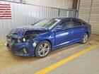 2019 Hyundai Sonata Sel Синий vin: 5NPE34AF6KH778476