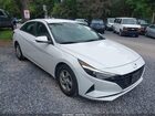2021 Hyundai Elantra Se White vin: 5NPLL4AG0MH049618