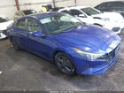 2021 Hyundai Elantra Sel Blue vin: 5NPLM4AG0MH021380