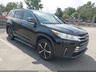 2017 Toyota Highlander Le Черный vin: 5TDBZRFH0HS378215
