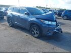 2017 Toyota Highlander Le Plus Blue vin: 5TDBZRFH3HS473013