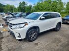 2019 Toyota Highlander Le Plus White vin: 5TDBZRFH3KS729898