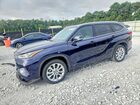 2021 Toyota Highlander Hybrid Limited Blue vin: 5TDDBRCH0MS528075
