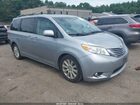 2016 Toyota Sienna Xle Premium 7 Passenger Silver vin: 5TDDK3DC3GS135742