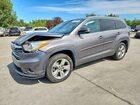 2016 Toyota Highlander Limited Gray vin: 5TDDKRFH3GS346015