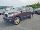 2016 Toyota Sequoia Platinum Burgundy vin: 5TDDY5G14GS134801