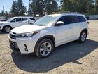 2017 Toyota Highlander Limited White vin: 5TDDZRFH9HS375032