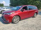 2022 Toyota Sienna Platinum 7-passenger Red vin: 5TDESKFC3NS052952
