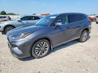 2021 Toyota Highlander Platinum Gray vin: 5TDFZRBH4MS147514