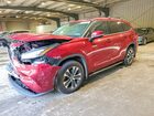 2020 Toyota Highlander Hybrid Xle Red vin: 5TDGARAH5LS502895