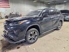 2022 Toyota Highlander Xle Black vin: 5TDGZRBH0NS193301
