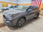 2022 Toyota Highlander Xle Серый vin: 5TDGZRBH1NS573909