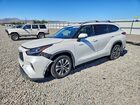 2021 Toyota Highlander Hybrid Xle White vin: 5TDHBRCH5MS050849