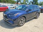 2021 Toyota Highlander Xle Blue vin: 5TDHZRBH8MS104903