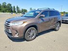 2018 Toyota Highlander Hybrid Xle Brown vin: 5TDJGRFH3JS040976