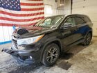 2016 Toyota Highlander Xle Black vin: 5TDJKRFHXGS504868