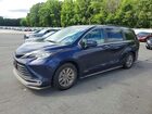 2021 Toyota Sienna Xle Blue vin: 5TDJRKEC7MS016207