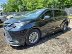 2021 Toyota Sienna Xle Black vin: 5TDJRKEC7MS027708