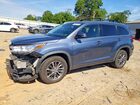 2017 Toyota Highlander Xle Blue vin: 5TDJZRFH0HS397617