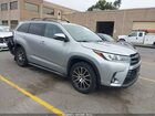 2017 Toyota Highlander Se/xle Silver vin: 5TDJZRFH0HS478777