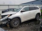 2017 Toyota Highlander Xle White vin: 5TDJZRFH2HS369950