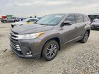 2017 Toyota Highlander Xle Gray vin: 5TDJZRFH3HS432697