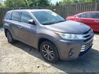 2017 Toyota Highlander Xle Gray vin: 5TDJZRFH4HS466115