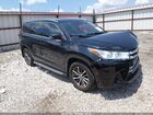 2017 Toyota Highlander Xle Черный vin: 5TDJZRFH5HS426531